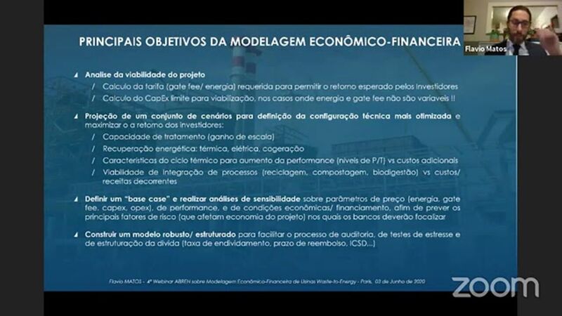 Miniatura do vídeo: 4º Webinar ABREN: Modelagem econômico-financeira de usinas Waste-to-Energy